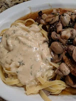 Half Alfredo Pasta
