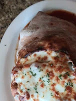 Stromboli Calizone and Eggplant Parmigiana